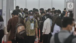 Acara itu untuk mengurangi jumlah pengangguran terbuka di Jakarta yang mencapai 410.585 jiwa sesuai data BPS akhir 2022. (merdeka.com/Iqbal S Nugroho)