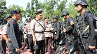 Polda Sumut Gelar Pasukan Pengamanan Resepsi Kahiyang-Bobby