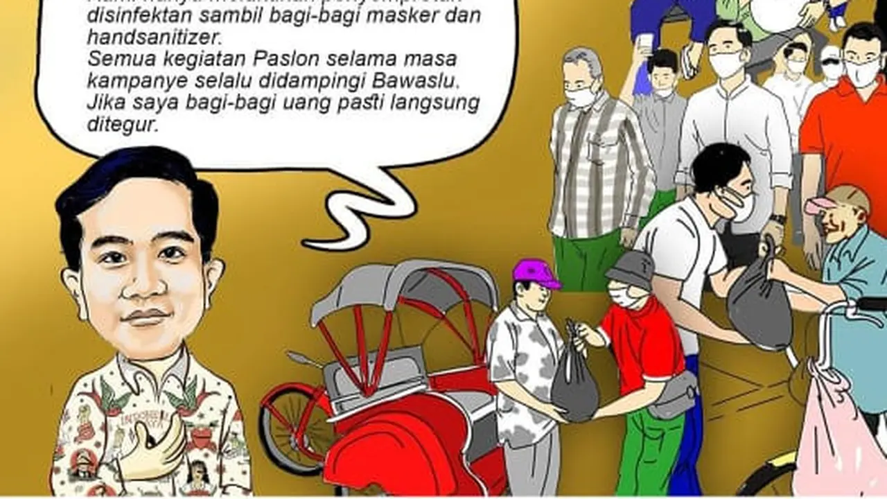 Cara unik Gibran jawab tudingan netizen