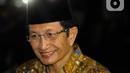 Nasaruddin Umar. Ia adalah Imam Besar Masjid Istiqlal, Jakarta. Sebelumnya ia menjabat sebagai Wakil Menteri Agama Republik Indonesia dari tahun 2011 sampai 2014. (Liputan6.com/Herman Zakharia)