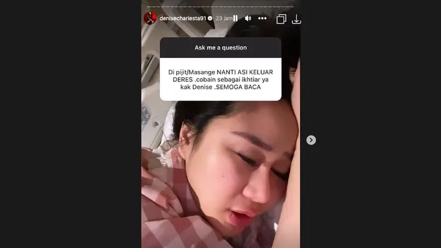 Denise Chariesta Stres ASI-nya Tak Keluar untuk Sang Bayi: Apa Ini Gara-Gara Karma Gue Ya?