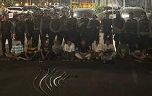 Polres Jakarta Pusat Tangkap 15 Remaja Tawuran, Sita Sajam, dan Ganja