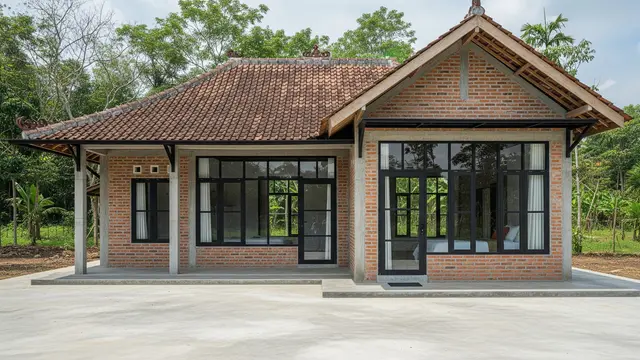 8 Desain Rumah Kampung dengan Sentuhan Industrial Sederhana, Minimalis dan Nyaman