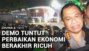Belasan Orang Diamankan, Demo di Depan Gedung Grahadi Berakhir Ricuh