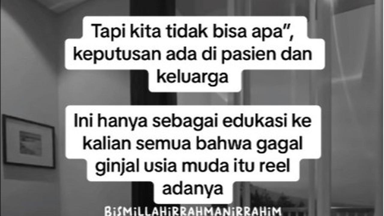 Dengan berat hati sang dokter mengatakan bahwa pasien diwajibkan untuk menjalani cuci darah atau HD dan ini akan dilakukan seumur hidup.&nbsp;<br>