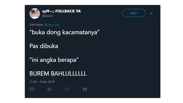 Drama yang Pernah Dialami Oleh Orang yang Berkacamata