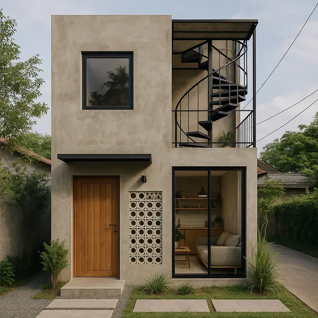 7 Inspirasi Desain Rumah Sederhana 6×8 Tren 2025 Generasi Muda yang Estetik, Hemat Biaya dan Nyaman Dihuni