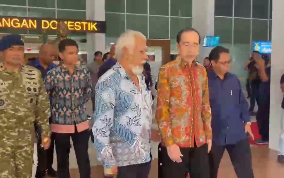 Jokowi terima kunjungan PM Timor Leste Xanana Gusmao. (merdeka.com/arie sunaryo).