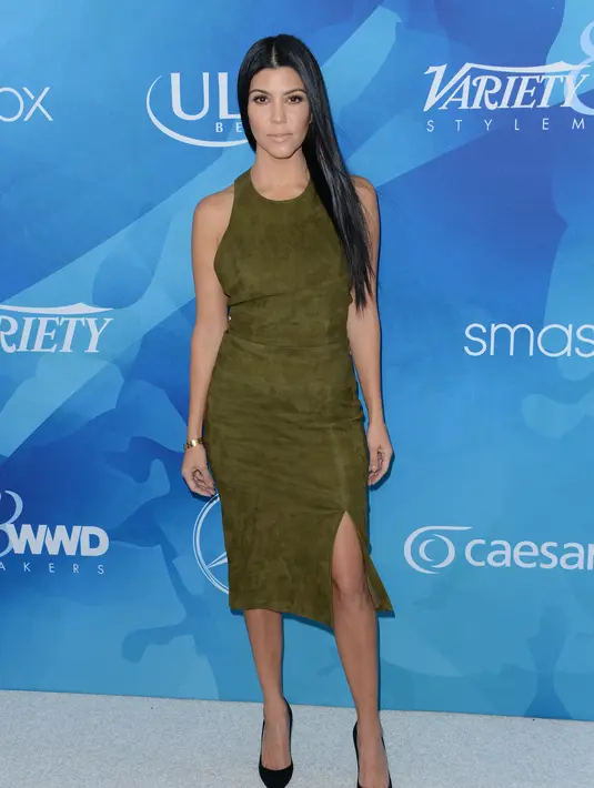 Kourtney Kardashian tak pernah absen untuk menghadiri konser Justin Bieber di beberapa kota. (AFP/Bintang.com)