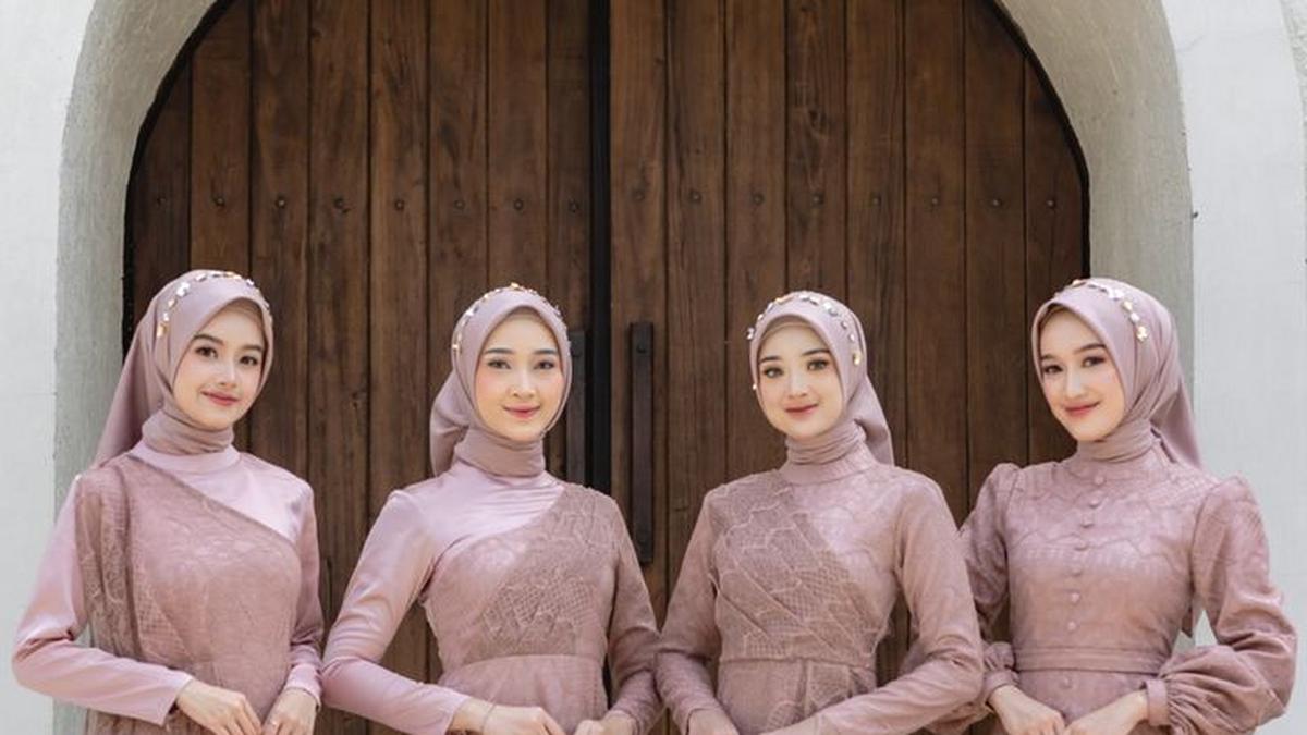 Inspirasi Baju Bridesmaid Hijab Berbagai Pilihan, Tampil Elegan Sekaligus Kekinian