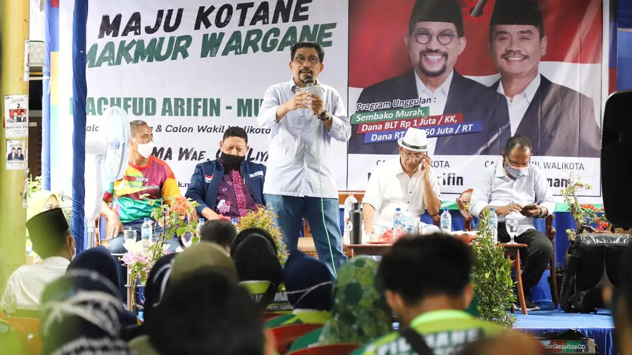 Calon Wali Kota Surabaya nomor urut 2, Machfud Arifin berkomitmen merealisasikan pemerataan pembangunan