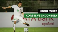 Timnas Indonesia menelan kekalahan 0-4 dari tuan rumah, Korea Selatan dalam Kualifikasi Piala Asia U-19, Sabtu (4/11/2017).