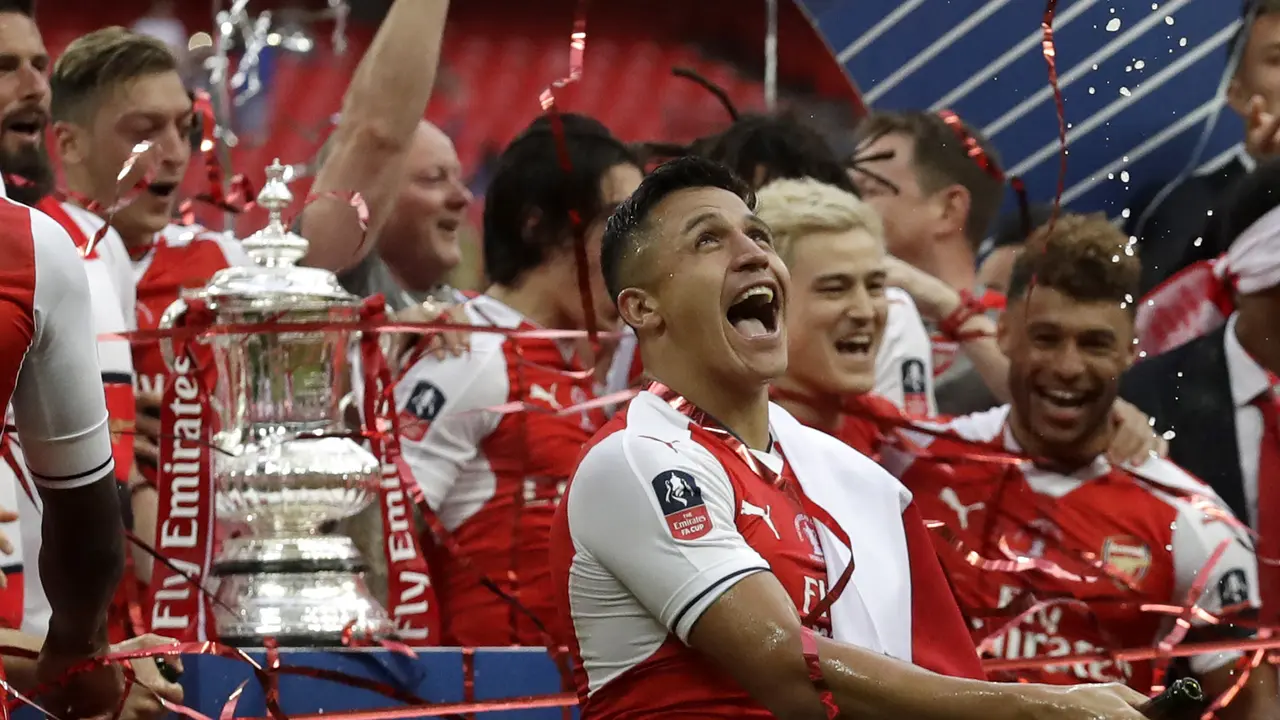 Kegembiraan Arsenal Juara Piala FA 2016-2017