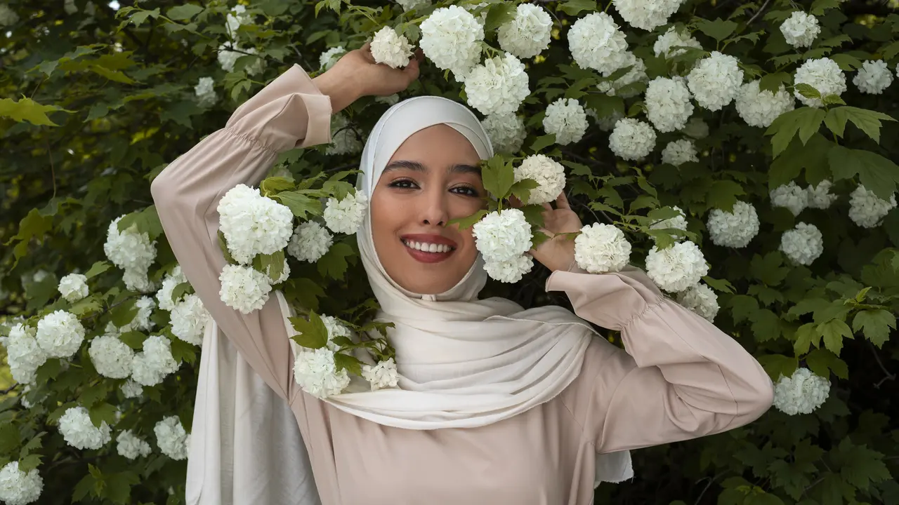 Hijab Putih