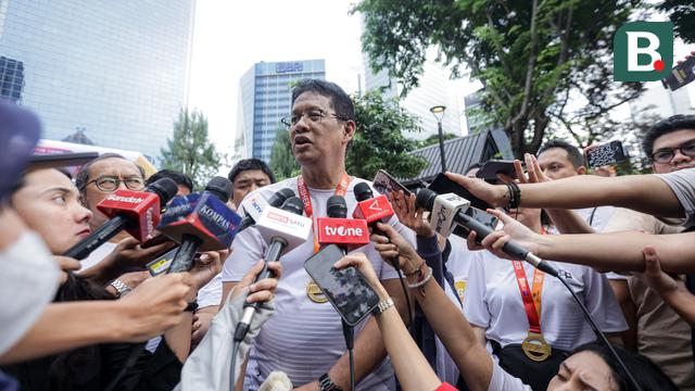 Foto: Menkeu Purbaya Ikut Ramaikan Lintasan, Run for Journalism 2025 Berlangsung Meriah