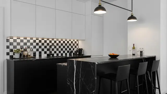 Model Dapur Minimalis Mini Bar
