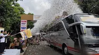 Tempo Scan mengadakan Mudik gratis dengan tema &ldquo;Mudik Sepenuh Hati untuk Indonesia Maju&rdquo; menuju ke beberapa kota di Jawa dan Sumatra.