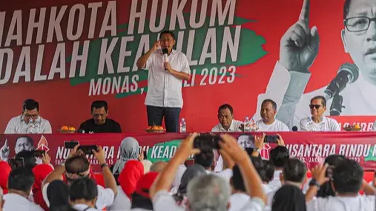 Pidato ini disampaikan dalam acara bertajuk ‘Temu Kangen Anas Urbaningrum’ itu menjadi polemik.