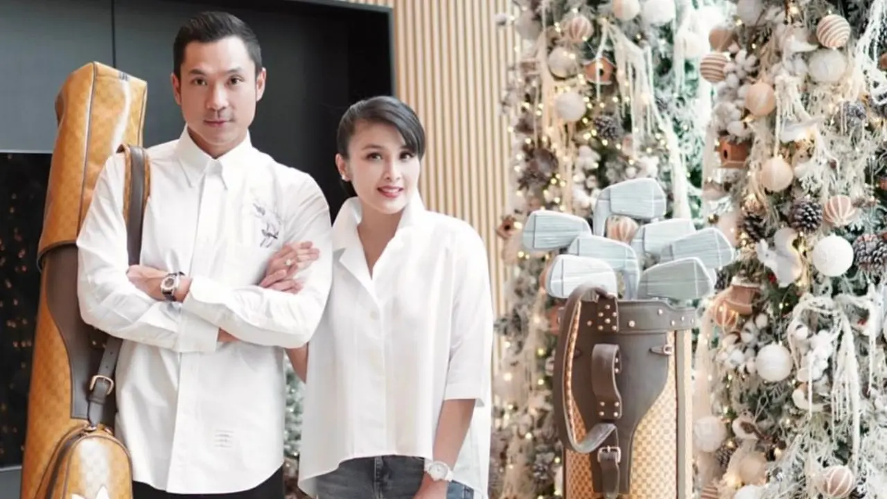 Sandra Dewi rayakan ultha suami dengan kue peralatan golf