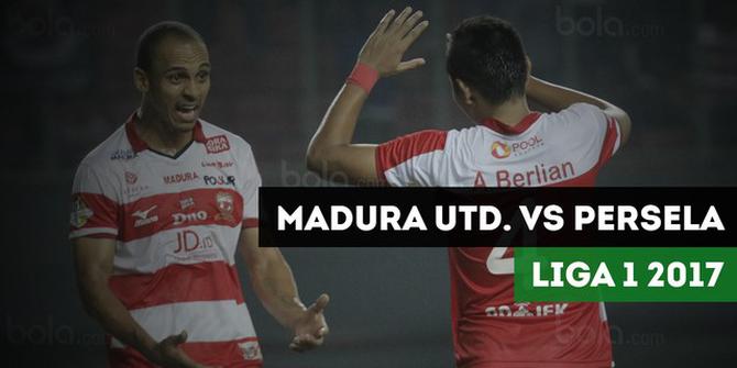 VIDEO: Highlights Liga 1 2017, Madura United vs Persela 2-1