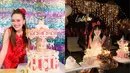 Berpose sumringah, beberapa netizen juga dibuat salah fokus dengan kue Ayu yang mirip dengan kue ulang tahun Lisa BLACKPINK.
