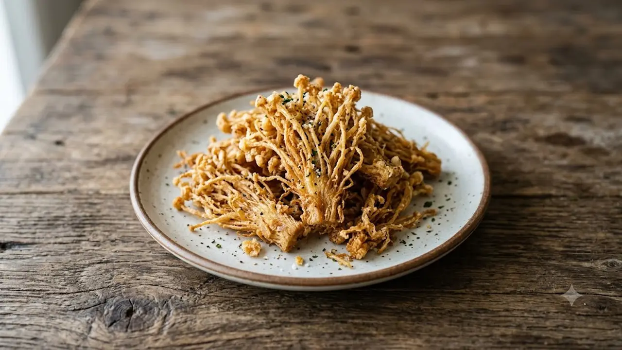 Jamur Enoki Crispy