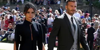 Victoria Beckham mengerti fesyen lebih baik dari para tamu Royal Wedding. (CHRIS RADBURN / POOL / AFP)