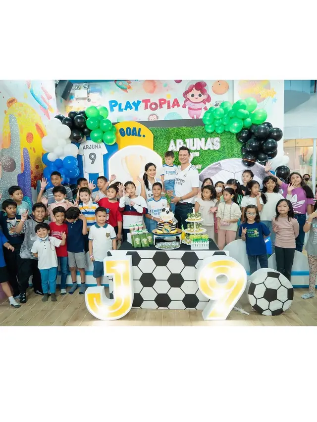 Titi Kamal rayakan ultah Arjuna ke-9 [Instagram/titi_kamall]