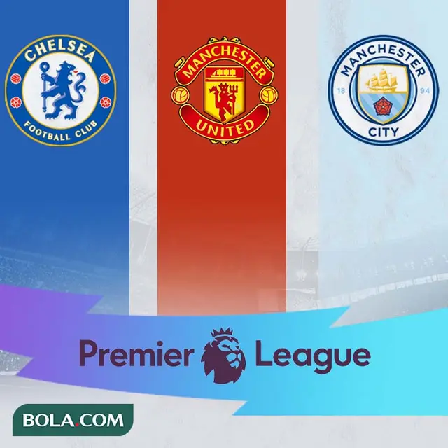 Premier League - Chelsea, Manchester United, Manchester City