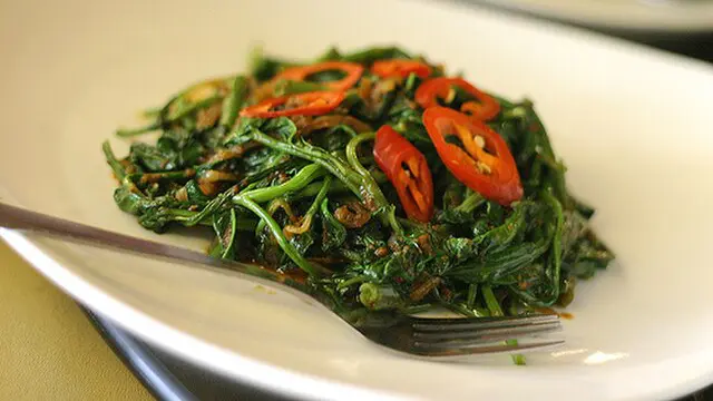 Ilustrasi Tumis Kangkung