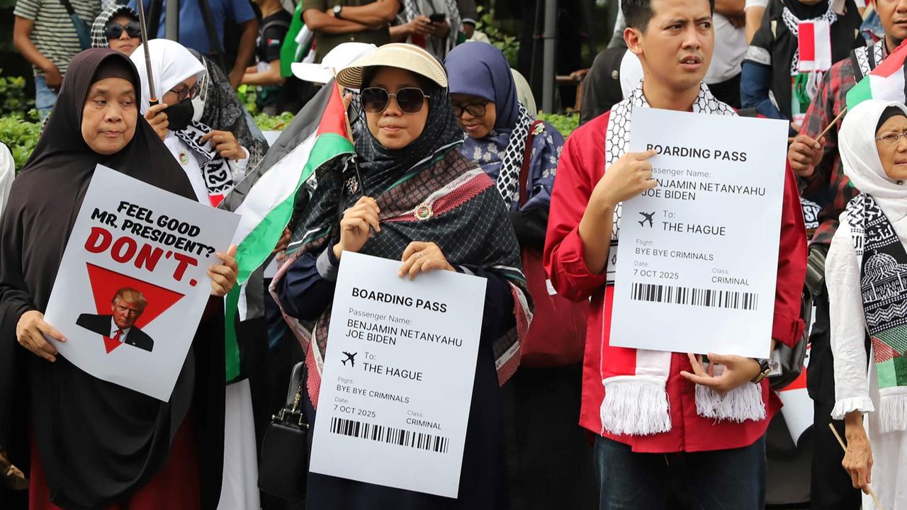 Aksi solidaritas untuk Jalur Gaza di depan Kedupes AS