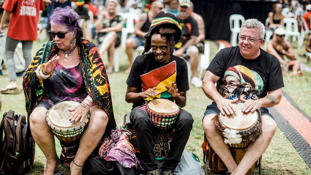 Warga Afrika Selatan Rayakan Ulang Tahun Bob Marley