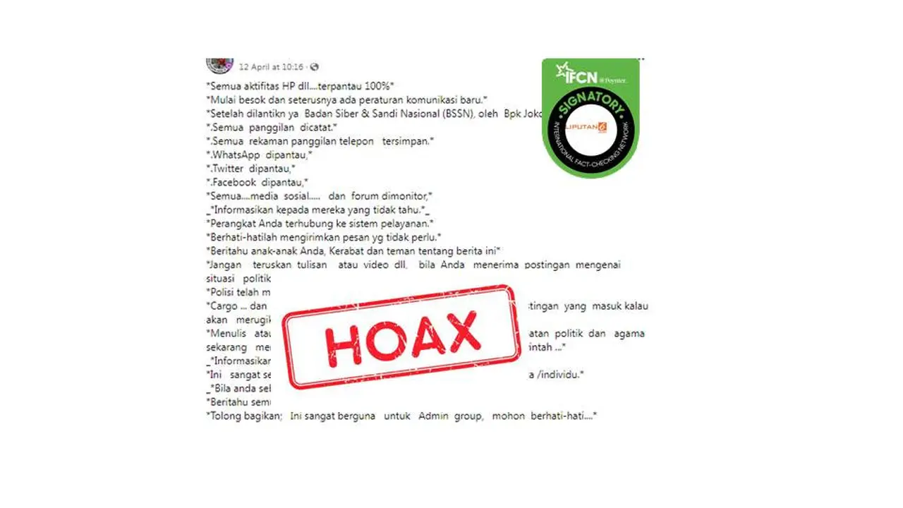 Cek Fakta BSSN