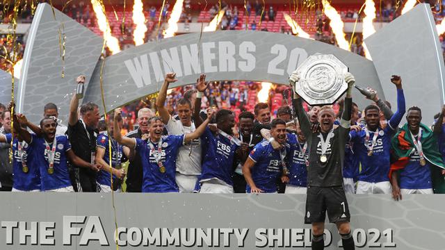 Foto: Leicester City Juarai Community Shield 2021 setelah Menang Tipis atas Manchester City