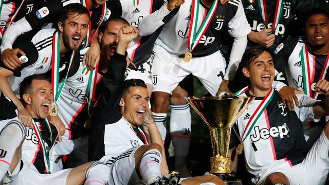 Euforia Pemain Juventus Saat Raih Scudetto