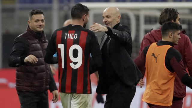 Pelatih AC Milan, Stefano Pioli.