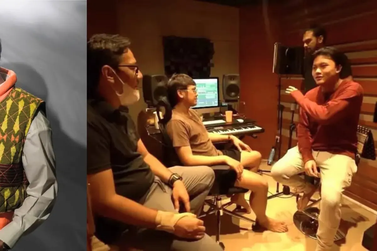 Potret ruang kerja Rizky Febian (Sumber: YouTube/Taulany TV)