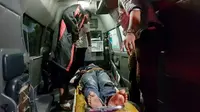 Video detik-detik nyawa pemuda melayang usai gelagapan menjawab pertanyaan petugas ronda tersebar luas di media sosial. (Liputan6.com/M Syukur)
