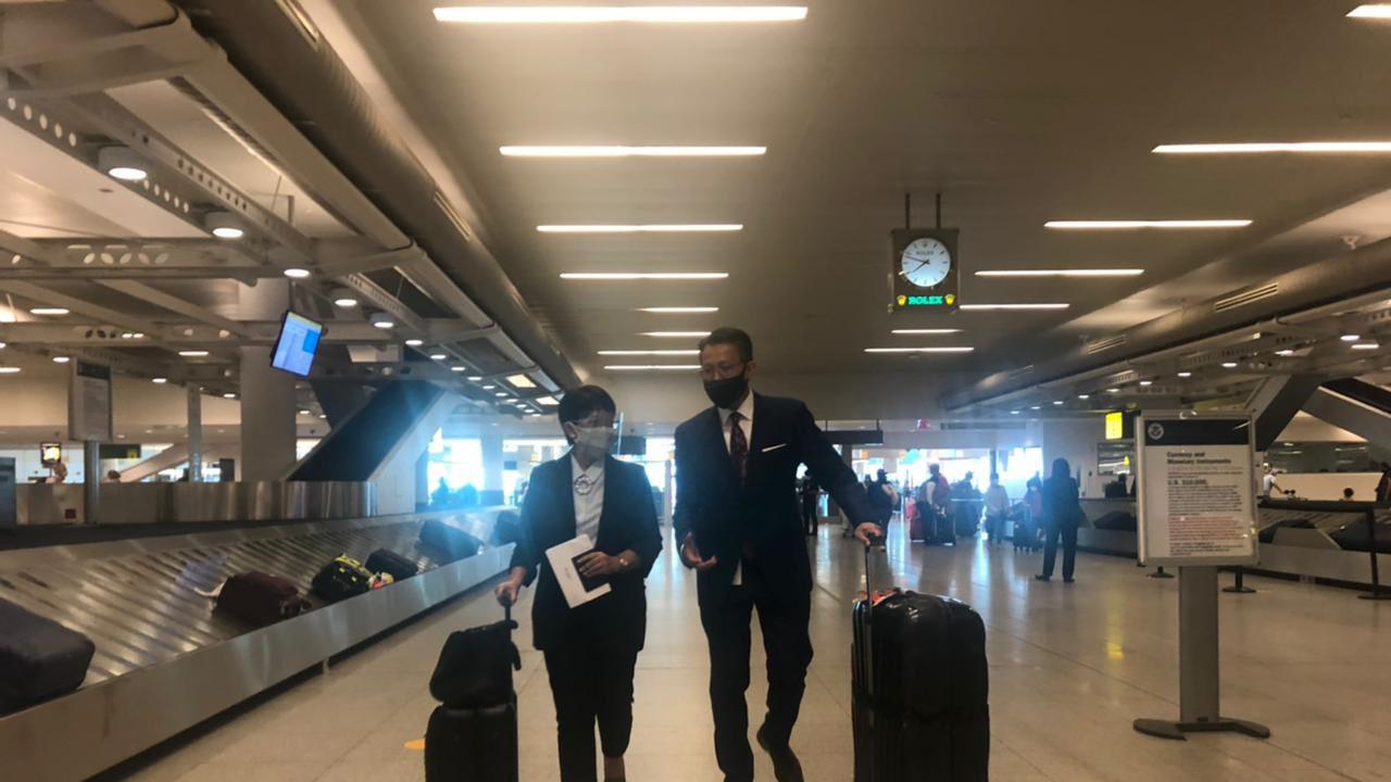 Menlu Retno Marsudi tiba di New York pada Rabu (19/5) untuk menghadiri Majelis Umum PBB yang akan membahas isu Palestina.