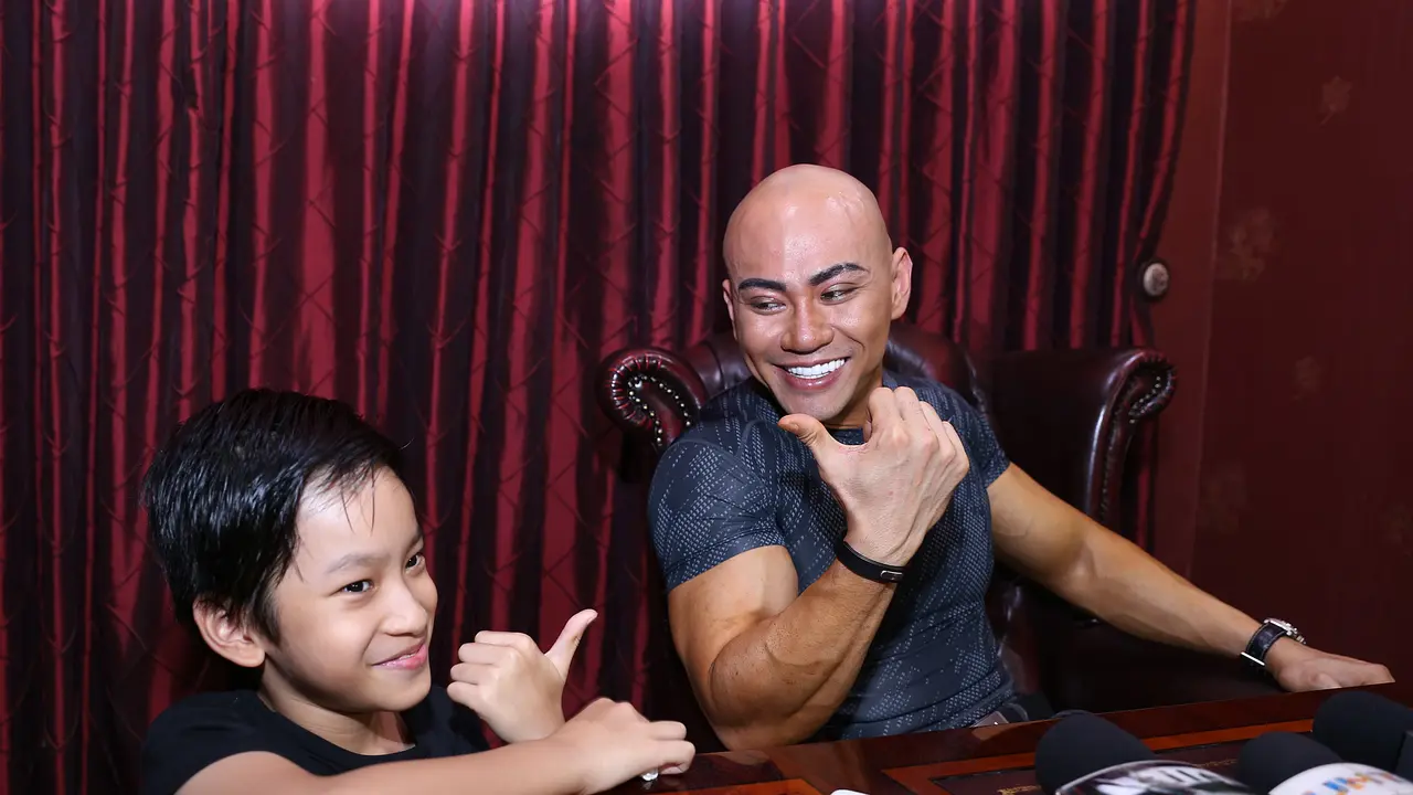 Azkanio Nikola Corbuzier dan Deddy Corbuzier