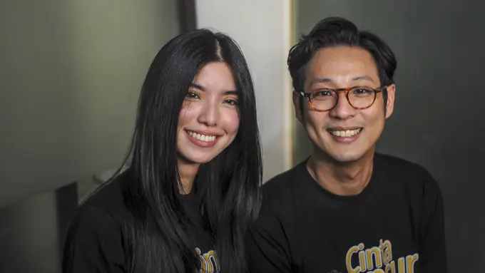 Junior Liem dan Chilla Kiana di film Cinta 5 Unsur