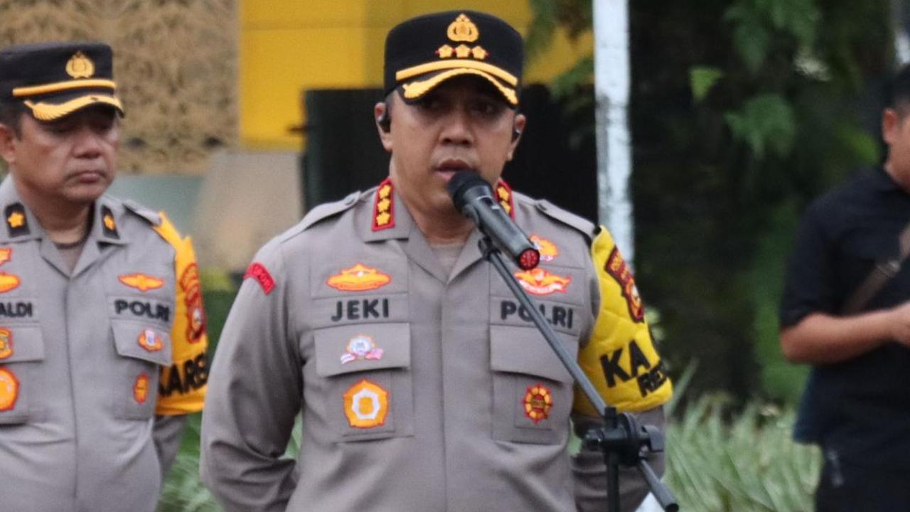 Polresta Pekanbaru Ajak Masyarakat Datang ke TPS & Ciptakan Pemilu Damai