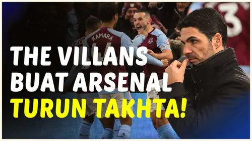 VIDEO: Aston Villa Berhasil Bikin Arsenal Turun dari Puncak Klasemen Liga Inggris
