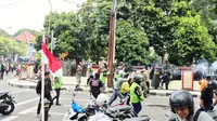 Demo ojol di Solo berlangsung ricuh