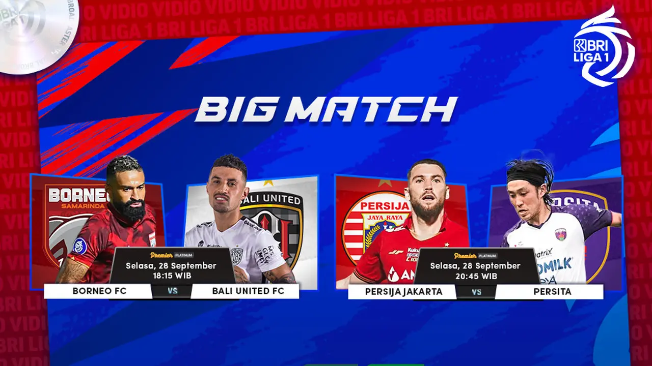 BRI Liga 1 : Big Match Persita Tangerang vs Persija Jakarta