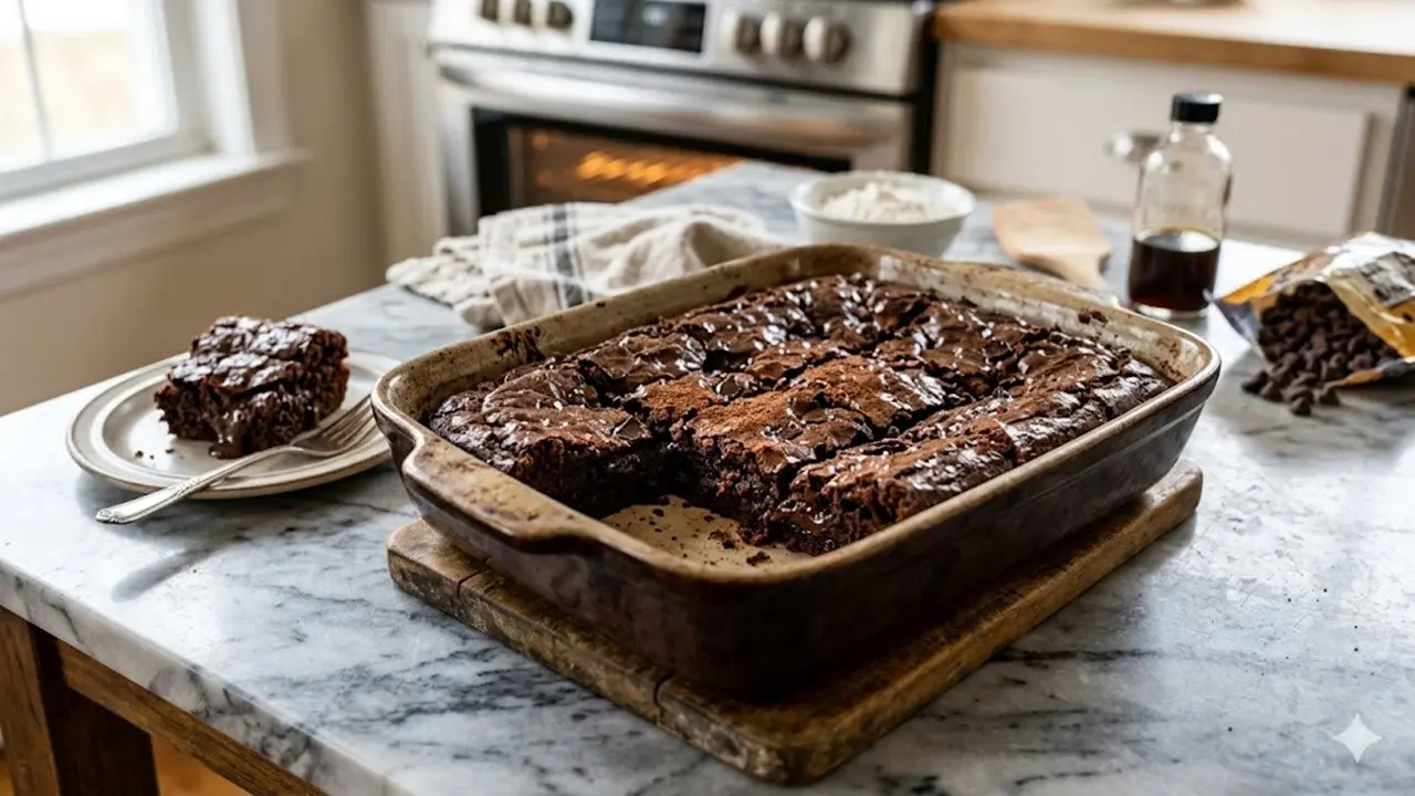 Brownies dari Roti Tawar Sisa