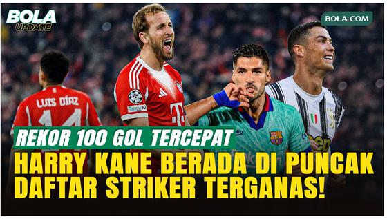 10 Pemain Tercepat Cetak 100 Gol di Satu Klub, Harry Kane Teratas!