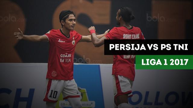 Berita video highlights Liga 1 2017, Persija Jakarta vs PS TNI,  Sabtu (30/9/2017) di Stadion Patriot Candrabhaga, Bekasi. (Sumber: TvOne)