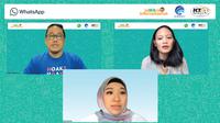 WhatsApp, Kemkominfo, dan ICT Watch menggelar Program JaWAra Internet Sehat dalam rangka membantu pemberantasan misinformasi dan hoaks (Dok. WhatsApp Indonesia)
