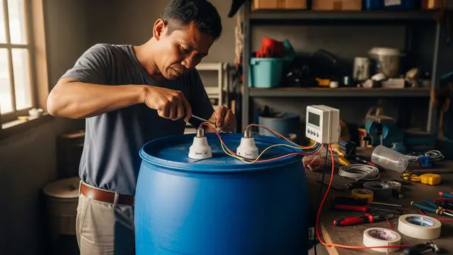 Cara Membuat Tempat Penetasan Anak Ayam dari Drum Bekas